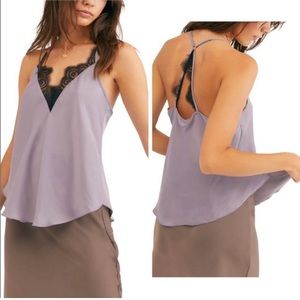 Free People Starlight Cami in Silver Mauve